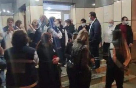 Lerikdə tibb işçiləri etiraz aksiyası keçirdi - NARAZILIQ!