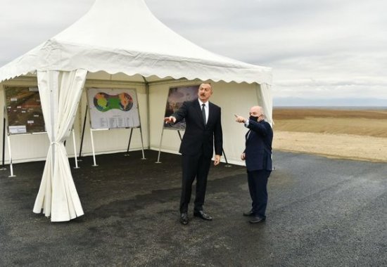 Prezident və birinci vitse-prezident Zəngilan beynəlxalq aeroportunda görülən işlərlə tanış olublar - FOTO