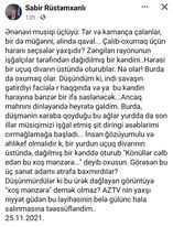 Sabir Rüstəmxanlı AzTV və əməkdar artisti sərt tənqid etdi (VİDEO)