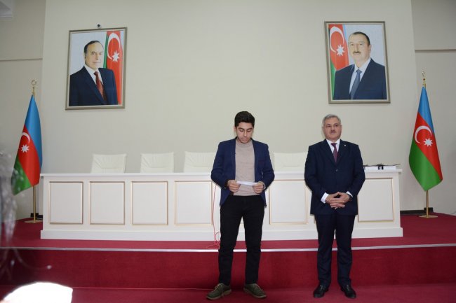 Tərtərdə 8 Noyabr-Zəfər Günü ərəfəsində Vətən müharibəsi şəhidlərinin ailə üzvləri ilə görüş keçirilib