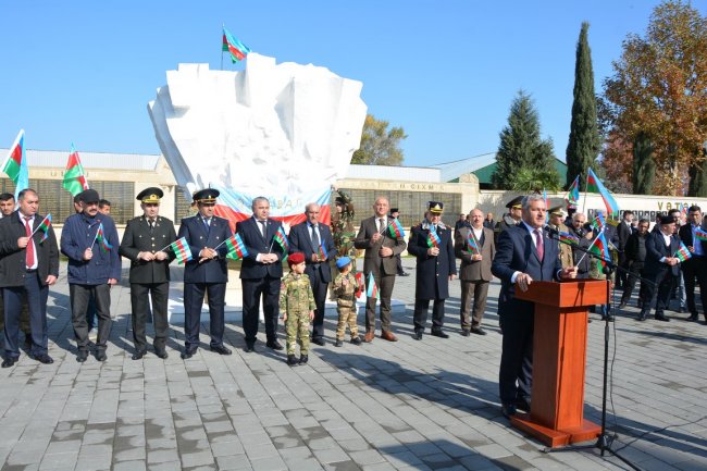 Tərtərdə 8 Noyabr-Zəfər Günü münasibətilə yürüş və tədbir keçirilib