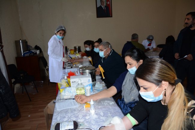 Tərtərdə qanvermə aksiyası keçirilib