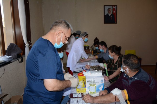 Tərtərdə qanvermə aksiyası keçirilib