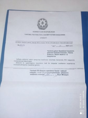 Bakıda oturub Yardımlını HASARA ALIB... - FAKTLAR